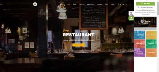 Catefe -  Restaurant, Winery Website Design