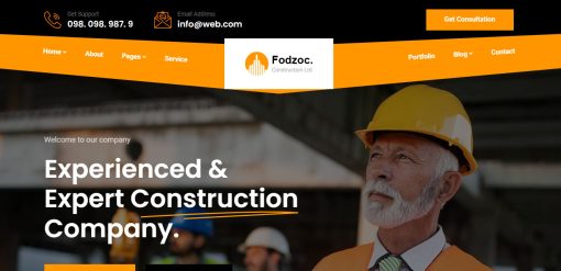 Fodzoc - Construction Website Design