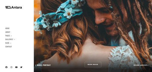 Antara- Photography Website Design