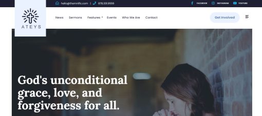 Ateys - Church Website Design