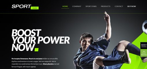 Azano - Sports Website Design
