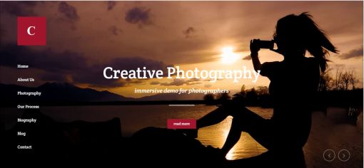 Catefe- Photography Website Design