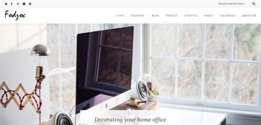 Fodzoc - A Lifestyle Responsive Website Design