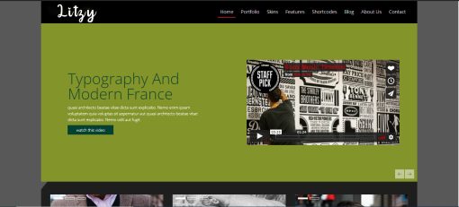 Litzy - Responsive Fashion Website Design