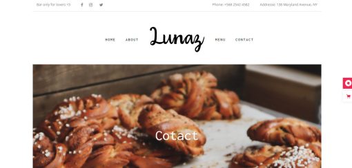 Lunaz – Bakery Website Design