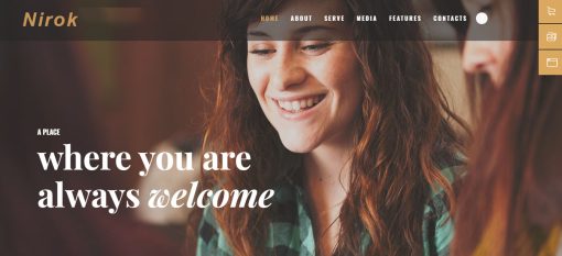 Nirok - Responsive Church Website Design