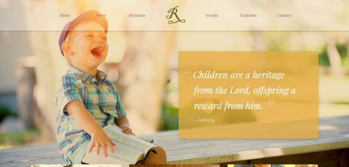 Rinota - Church Website Design