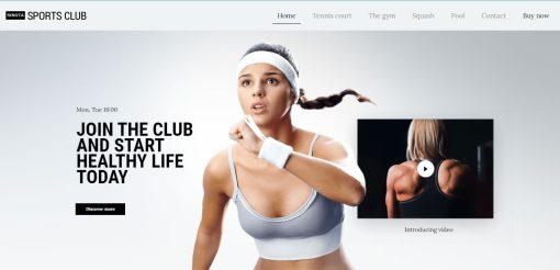 Rinota - Sports Club Website Design