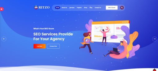 Ritzo - Creative Digital Agency Website Design