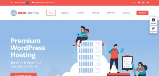 Ritzo - Hosting Website Design