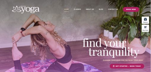 Ritzo - Yoga Website Design