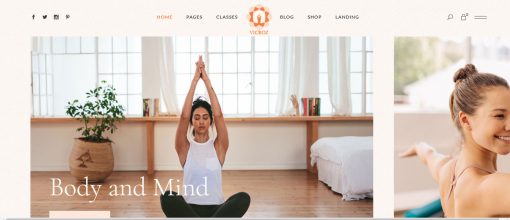 Vicroz - Yoga Website Design