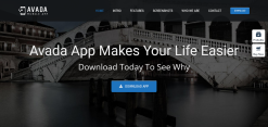 Avada – App Website Design