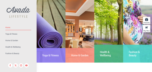 Avada – Lifestyle Website Design