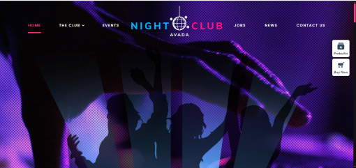 Avada - Nightclub Website Design