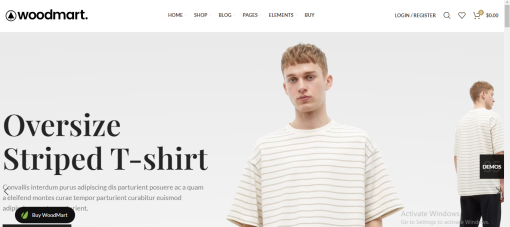Woodmart – Fashion Flat E-Commerce Site Design