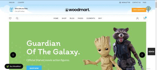 Woodmart – Toys E-Commerce Site Design
