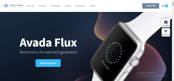 Avada – Landing Product Website Design