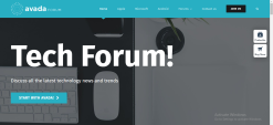 Avada – Forum Website Design