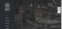 Avada – Cafe Website Design